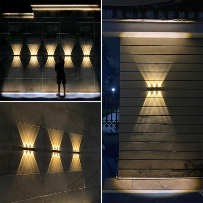 Solar Outdoor Up Down Lights – Energy-Efficient Wall Lighting for Gardens & Patios