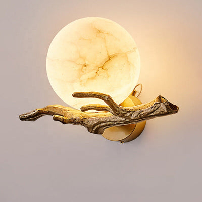 Modern Marble Wall Light – Elegant LED Lighting for a Sophisticated Interior