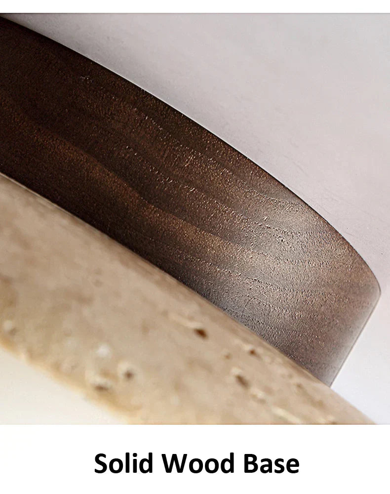 Japanese Cream Style Ceiling Lamp – Minimalist LED Light with Natural Elegance