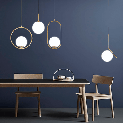 Elegant Drop Pendant Lights – Modern Brass Hanging Lamp for a Luxurious Touch