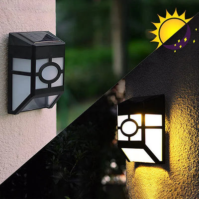 Solar LED Wall Light – Smart Outdoor Illumination with Soft Ambient Glow