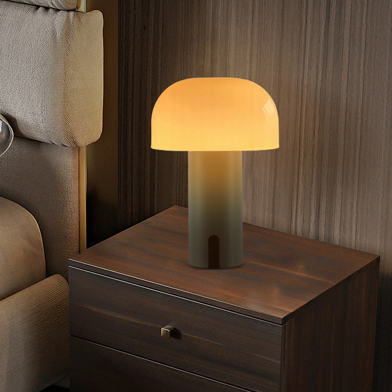 European Design Mushroom Lamp – Sleek & Wireless Touch-Control Table Light