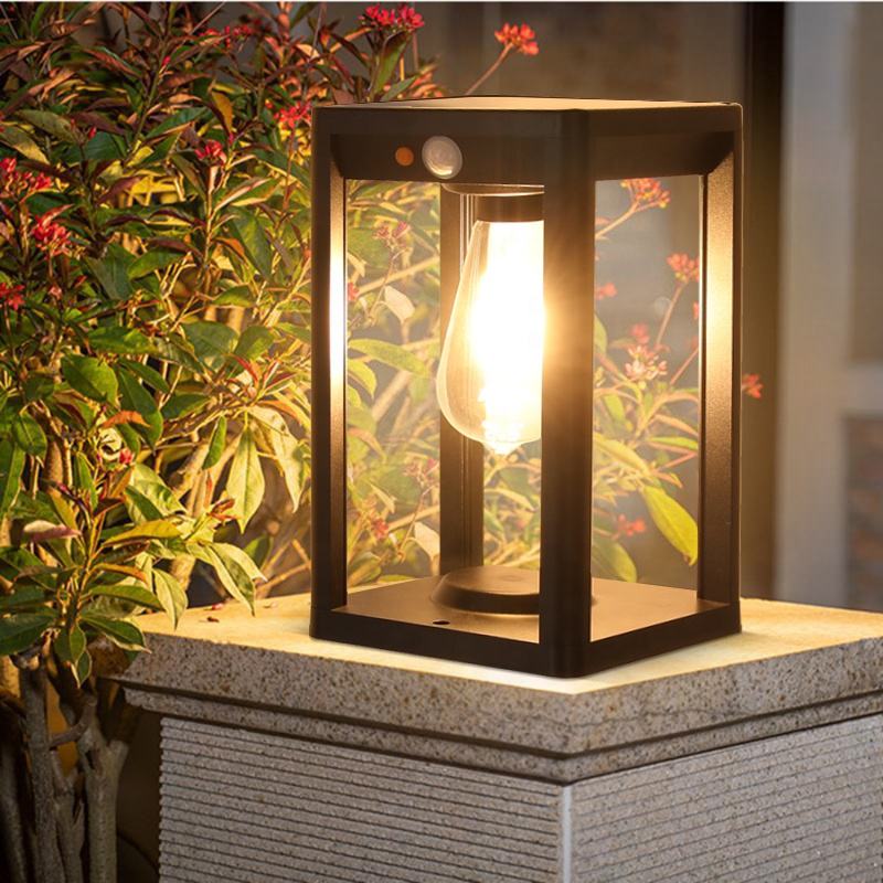Pillar Solar Power Lamp – Stylish & Sustainable Outdoor Lighting