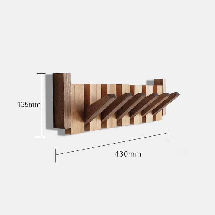 BoisHarmonie Wooden Coat Rack – Elegant and Space-Saving Design