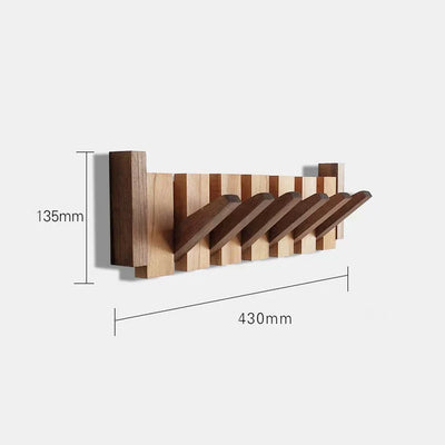 BoisHarmonie Wooden Coat Rack – Elegant and Space-Saving Design