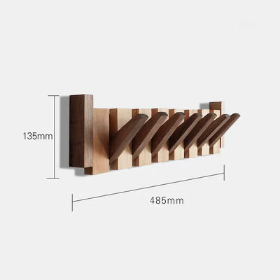 BoisHarmonie Wooden Coat Rack – Elegant and Space-Saving Design