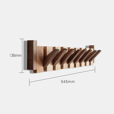 BoisHarmonie Wooden Coat Rack – Elegant and Space-Saving Design