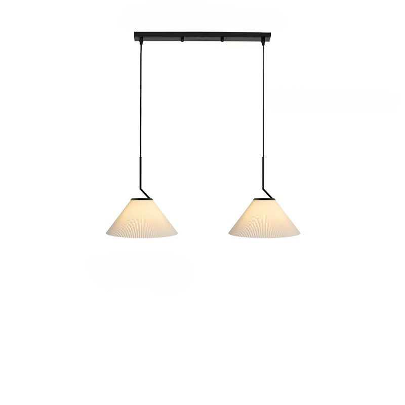 Nordic Pleated Cream Pendant Light – Soft Elegance for Modern Interiors