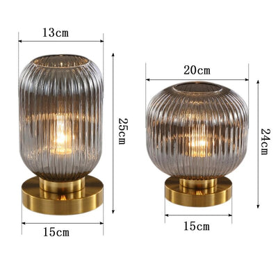 Krystal Lamp – Elegant Nordic Glass Table Lamp for Modern Interiors