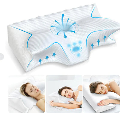 DreamEase Ergonomic Pillow – Ultimate Comfort & Pain Relief for Restful Sleep