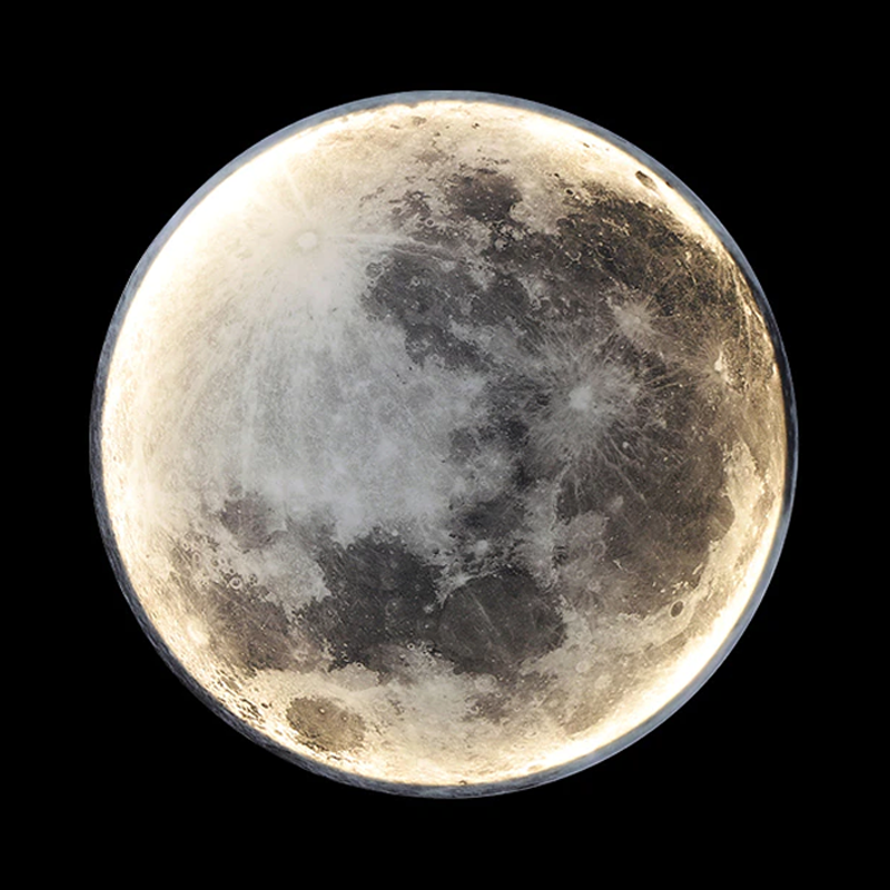 LunarGlow Smart LED Wall Light – Adjustable Moon-Inspired Illumination