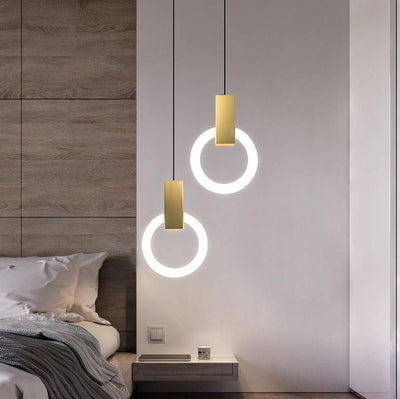 Nordic Ring LED Pendant Light – Minimalist Elegance for Modern Interiors