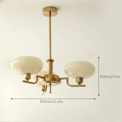 Bauhaus Medieval Ceiling Lamp – Retro Nordic LED Chandelier