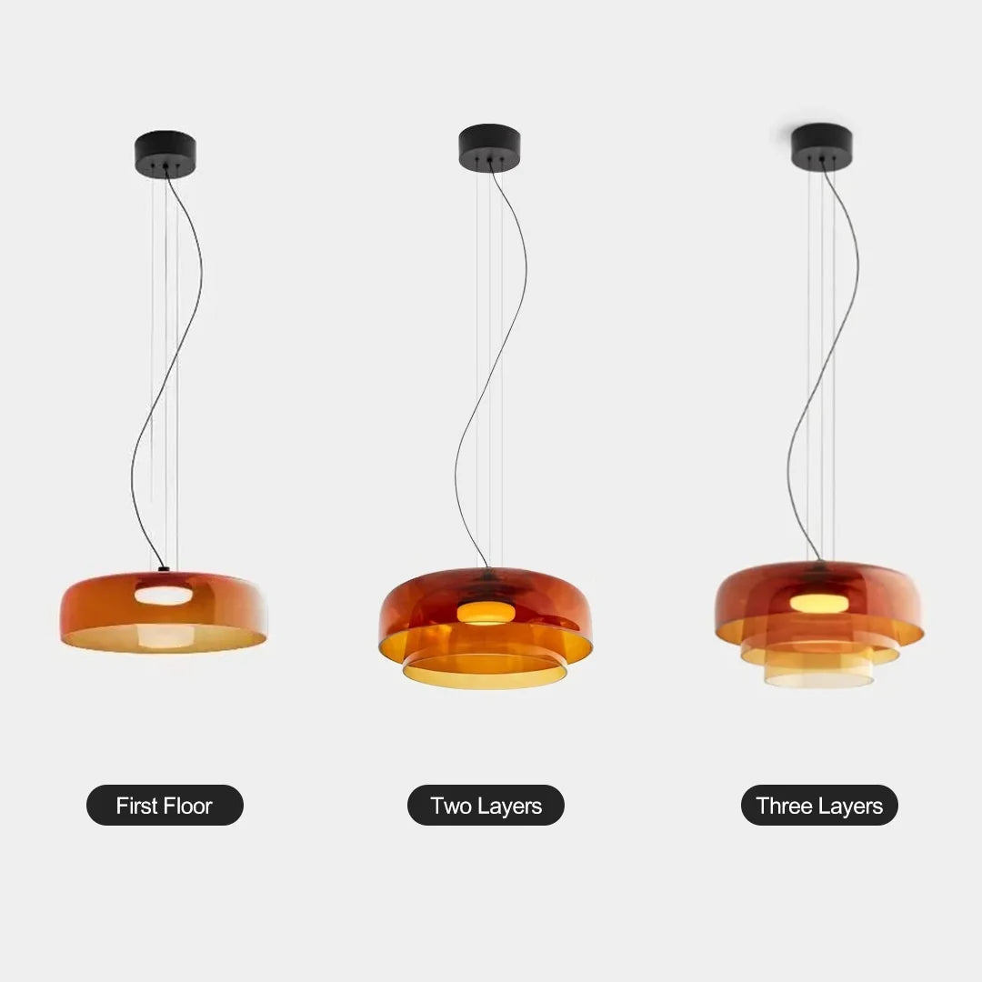 Modern Glass Pendant Light – Stylish Handcrafted Hanging Lamp for Kitchen & Dining Areas