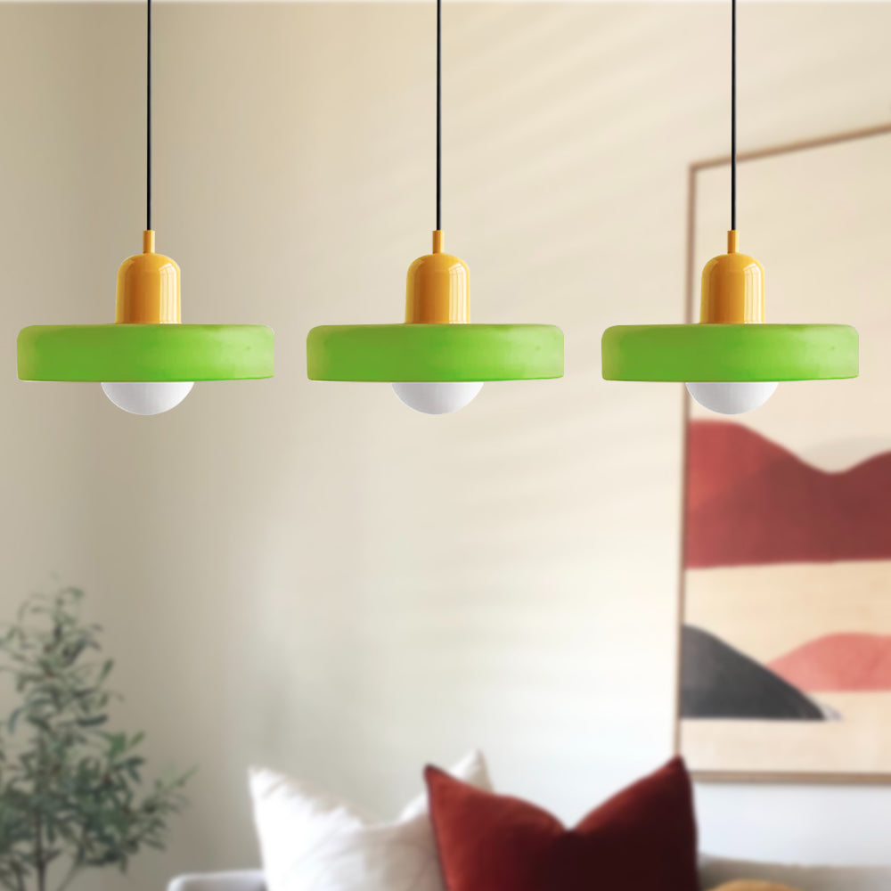 Simple Bauhaus Pendant Light – Minimalist Glass Hanging Lamp for Modern Interiors