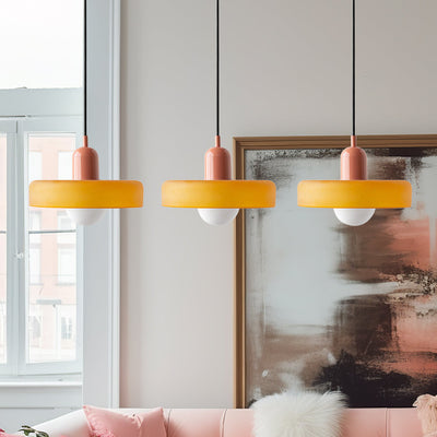 Simple Bauhaus Pendant Light – Minimalist Glass Hanging Lamp for Modern Interiors