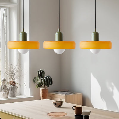 Simple Bauhaus Pendant Light – Minimalist Glass Hanging Lamp for Modern Interiors