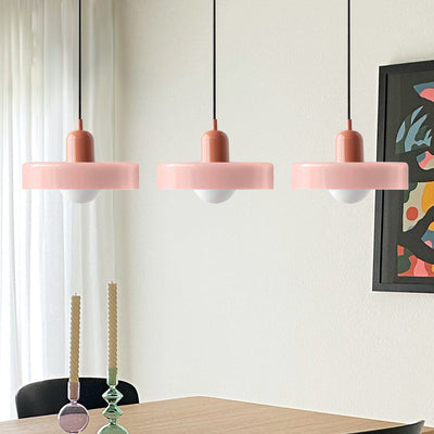 Simple Bauhaus Pendant Light – Minimalist Glass Hanging Lamp for Modern Interiors