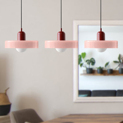 Simple Bauhaus Pendant Light – Minimalist Glass Hanging Lamp for Modern Interiors