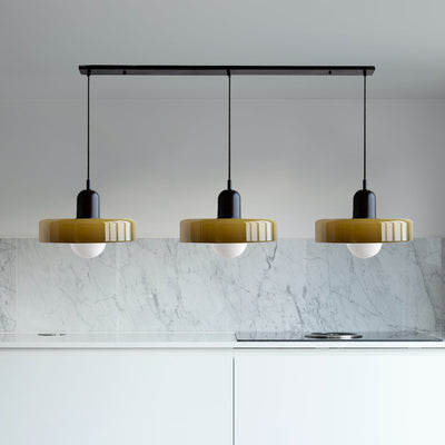 Simple Bauhaus Pendant Light – Minimalist Glass Hanging Lamp for Modern Interiors