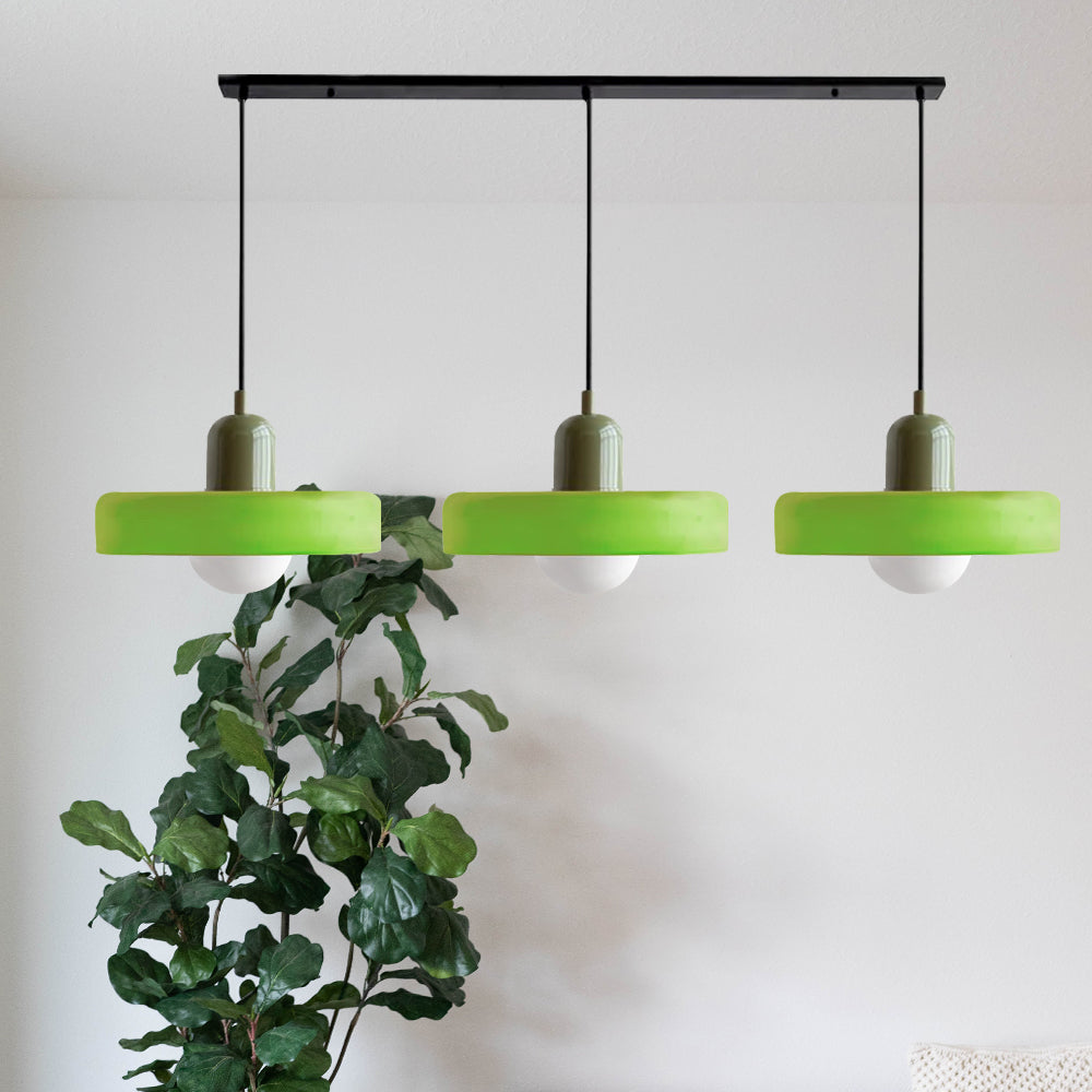 Simple Bauhaus Pendant Light – Minimalist Glass Hanging Lamp for Modern Interiors