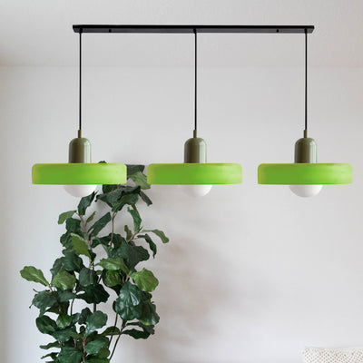 Simple Bauhaus Pendant Light – Minimalist Glass Hanging Lamp for Modern Interiors