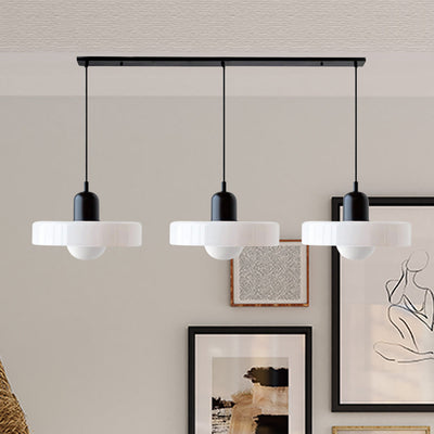 Simple Bauhaus Pendant Light – Minimalist Glass Hanging Lamp for Modern Interiors