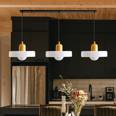 Simple Bauhaus Pendant Light – Minimalist Glass Hanging Lamp for Modern Interiors