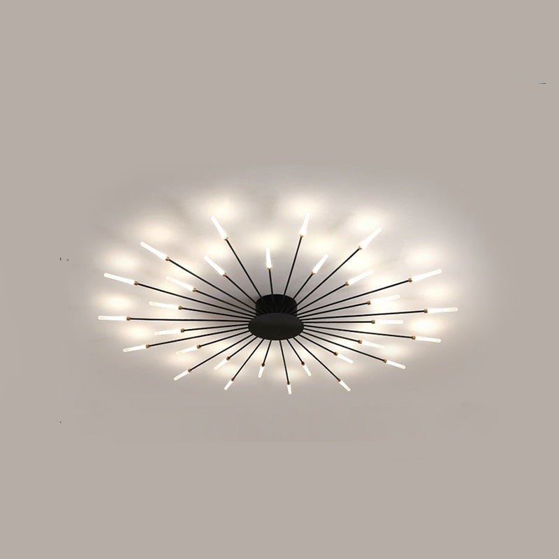 Glory Luxury Chandelier – Modern Firework-Inspired LED Light (Dimmable Option)