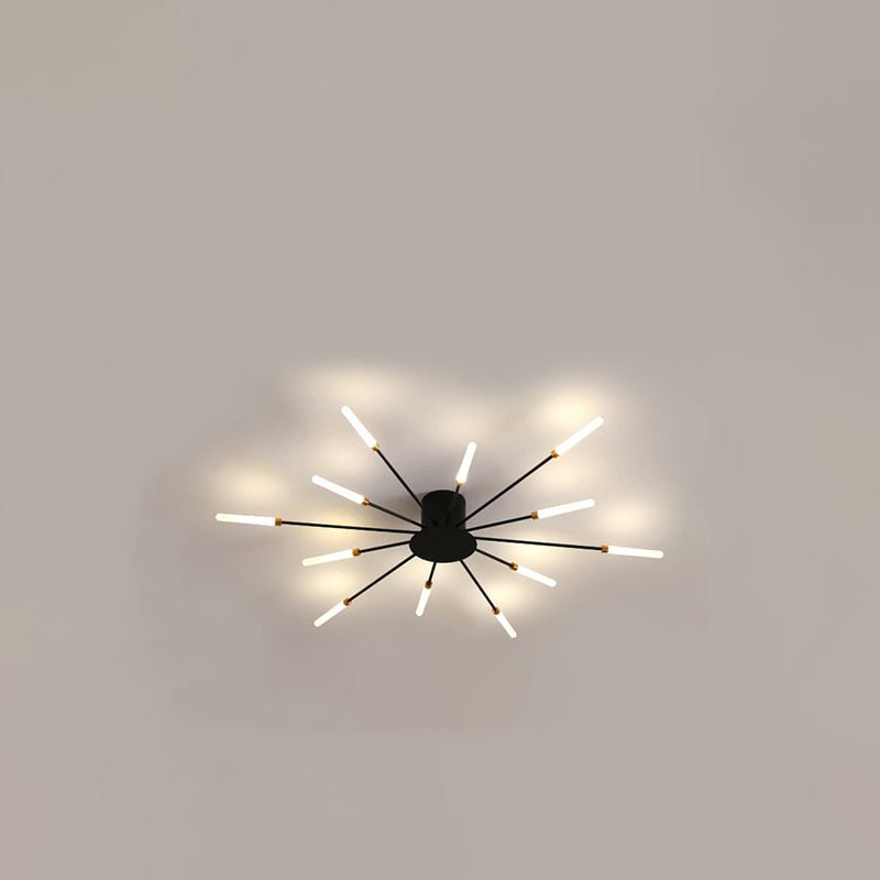 Glory Luxury Chandelier – Modern Firework-Inspired LED Light (Dimmable Option)