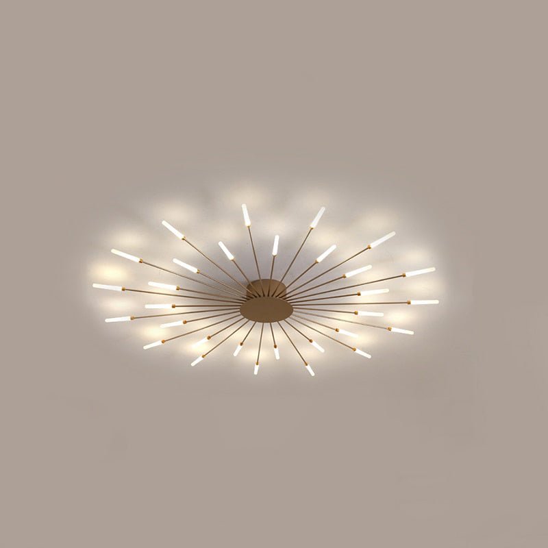 Glory Luxury Chandelier – Modern Firework-Inspired LED Light (Dimmable Option)
