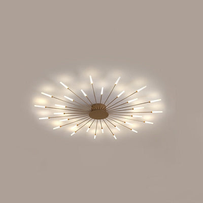 Glory Luxury Chandelier – Modern Firework-Inspired LED Light (Dimmable Option)