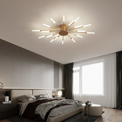 Glory Luxury Chandelier – Modern Firework-Inspired LED Light (Dimmable Option)