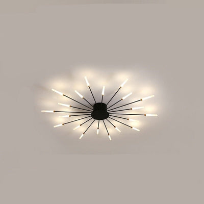Glory Luxury Chandelier – Modern Firework-Inspired LED Light (Dimmable Option)