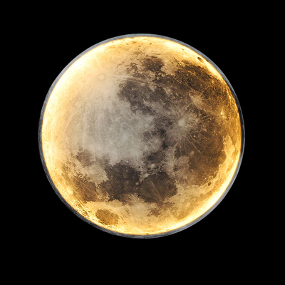 LunarGlow Smart LED Wall Light – Adjustable Moon-Inspired Illumination