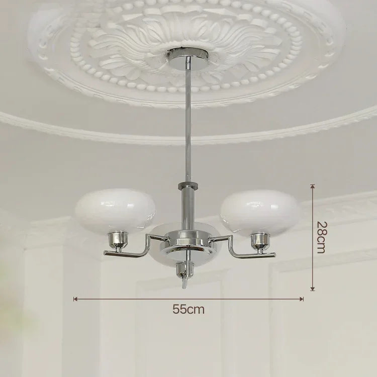 Bauhaus Medieval Ceiling Lamp – Retro Nordic LED Chandelier