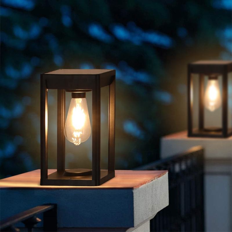 Pillar Solar Power Lamp – Stylish & Sustainable Outdoor Lighting