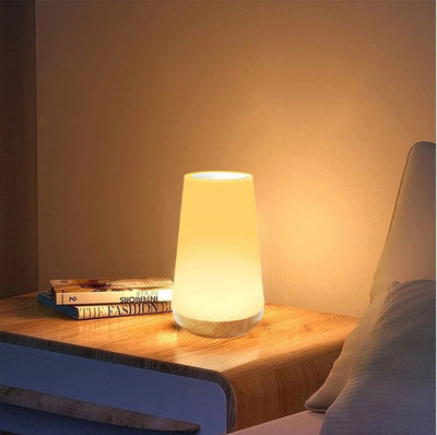 Halina Portable Rechargeable LED Lamp – Dimmable Touch Control Mood Light (USB Charging)