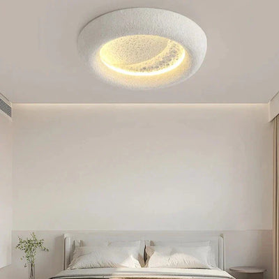 Modern Luxury Round Wall Lamp – Elegant Resin LED Light for Hotels & Living Spaces