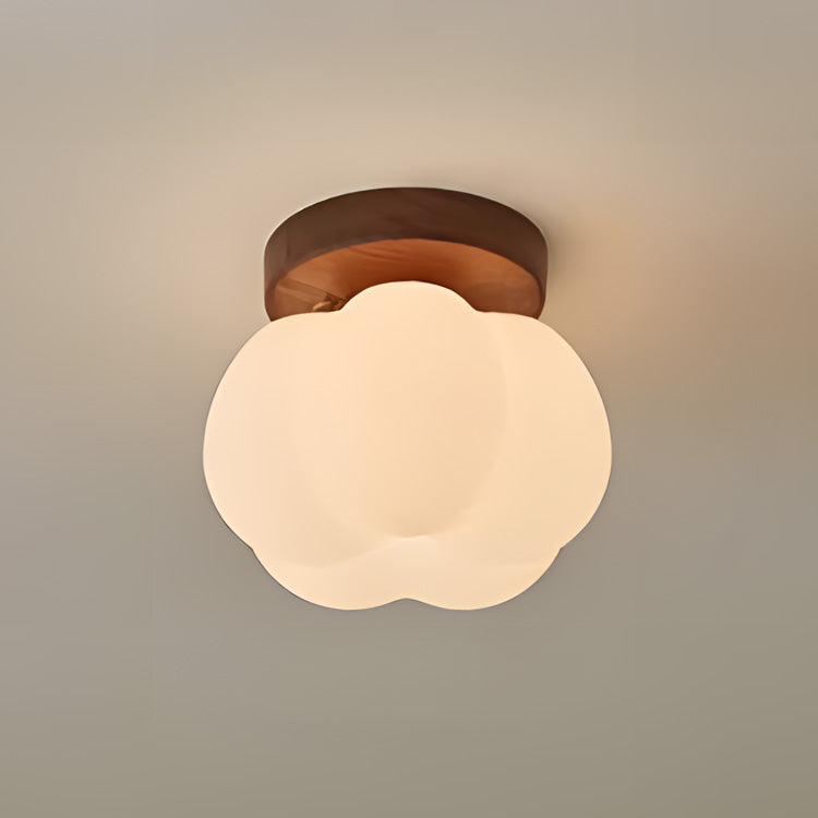 Pumpkin Flush Ceiling Lamp – Playful & Warm LED Lighting for Any Room