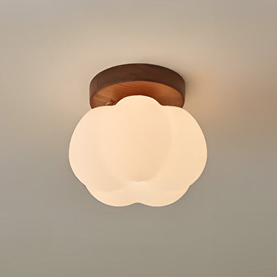 Pumpkin Flush Ceiling Lamp – Playful & Warm LED Lighting for Any Room