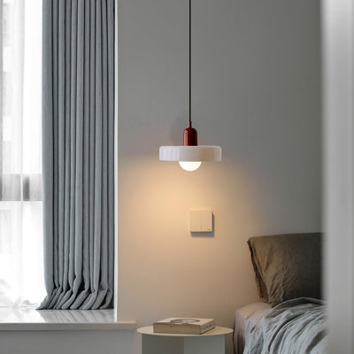 Bauhaus Pendant Light – A Timeless Fusion of Stained Glass & Modern Functionality