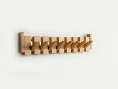 BoisHarmonie Wooden Coat Rack – Elegant and Space-Saving Design