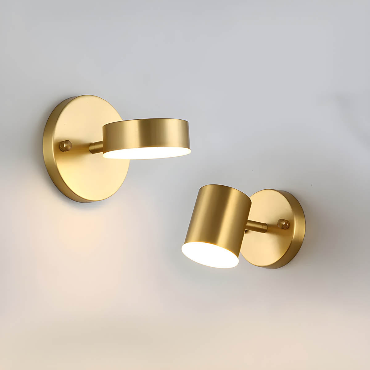Nordic Copper LED Wall Light – Sleek & Modern Accent Lighting
