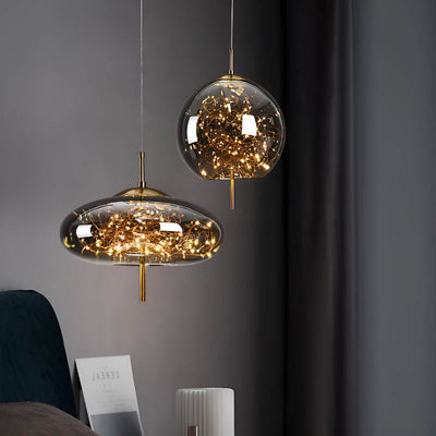 Essence Pendant Light – Elegant Glass LED Hanging Lamp for Sophisticated Interiors