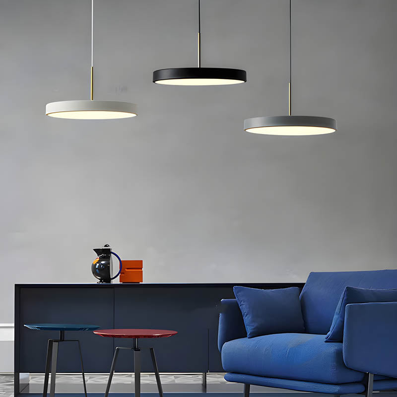 Minimalist Pendant Light – Modern Iron & Acrylic Hanging Lamp