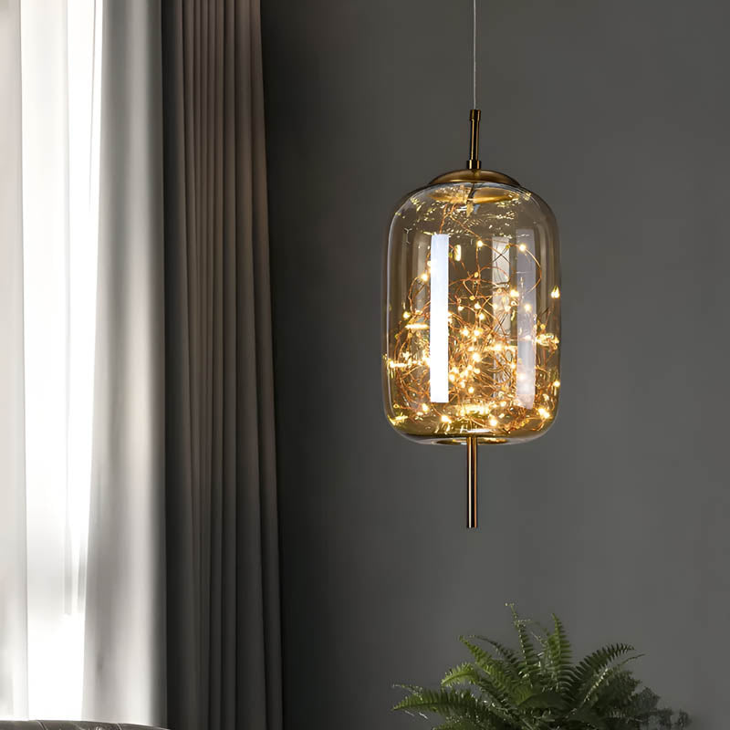 Essence Pendant Light – Elegant Glass LED Hanging Lamp for Sophisticated Interiors