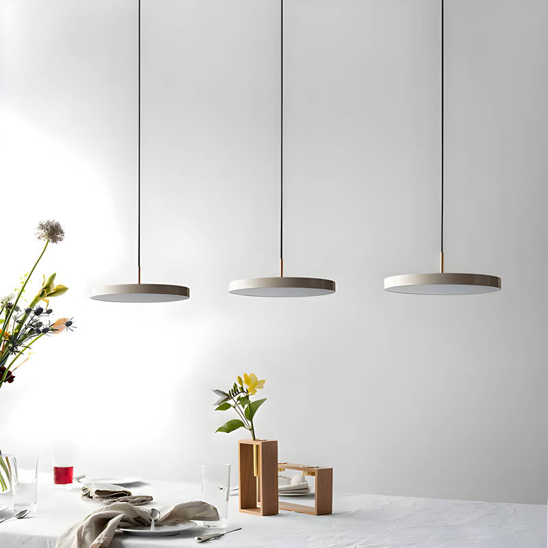 Minimalist Pendant Light – Modern Iron & Acrylic Hanging Lamp
