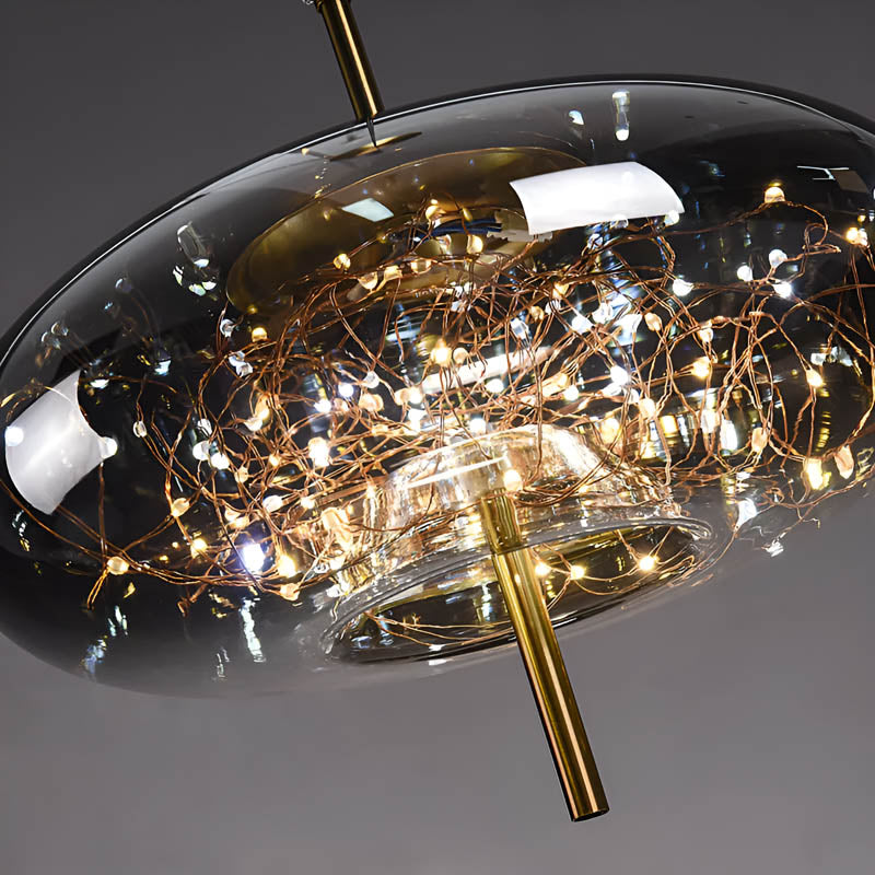 Essence Pendant Light – Elegant Glass LED Hanging Lamp for Sophisticated Interiors