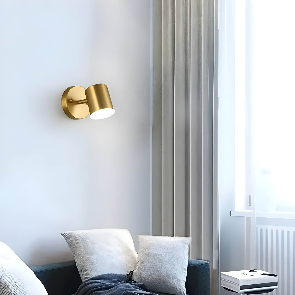 Nordic Copper LED Wall Light – Sleek & Modern Accent Lighting